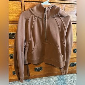 Lululemon Quarter Zip Hooded Scuba